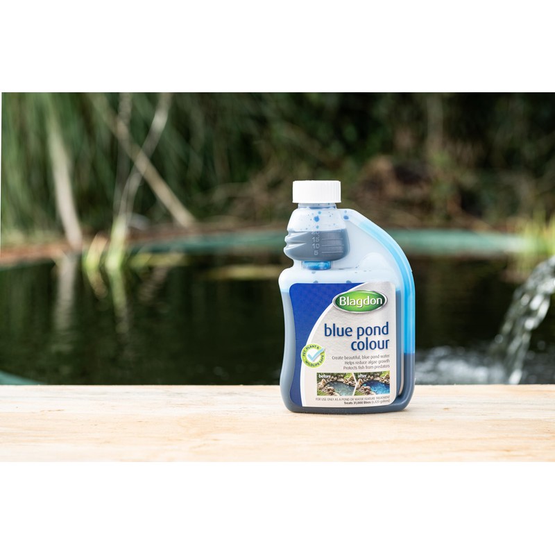 Blagdon Blue Pond Water Colour, Reduces Algae Growth, Helps Protect
