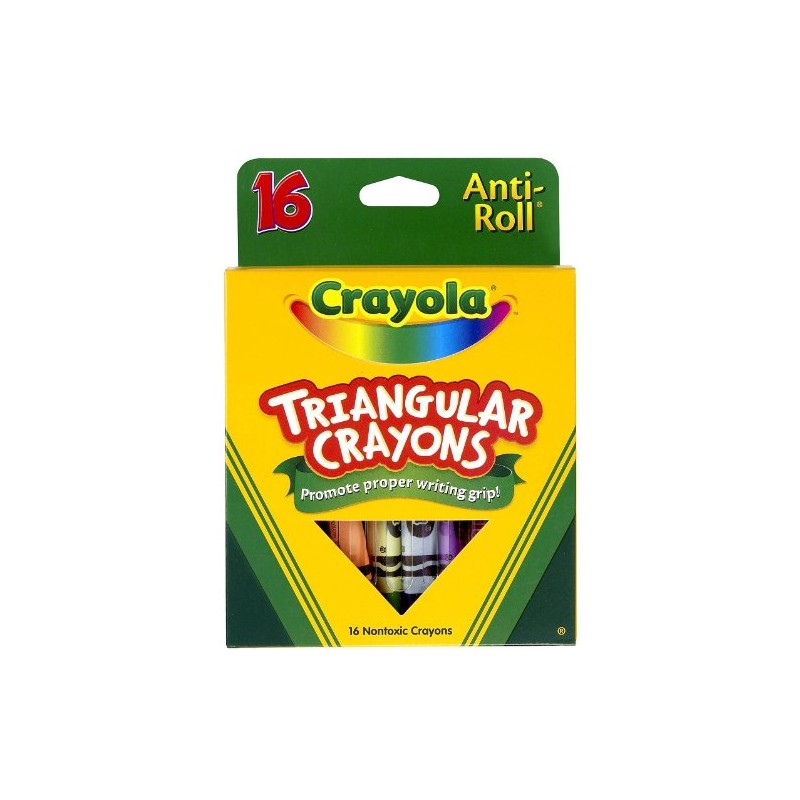 Triangular Anti-roll Crayons