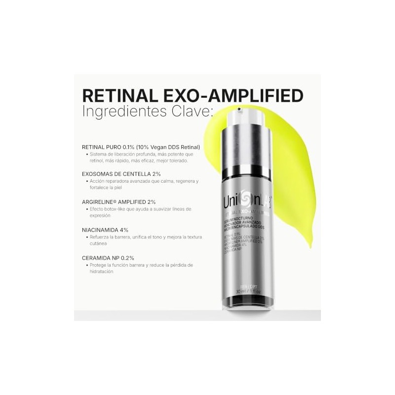 RETINAL EXO-AMPLIFIED Sérum nocturno renovador avanzado 30ml