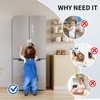 4 x Fridge Lock No Drilling Suitable for Ovens, Refrigerators,
