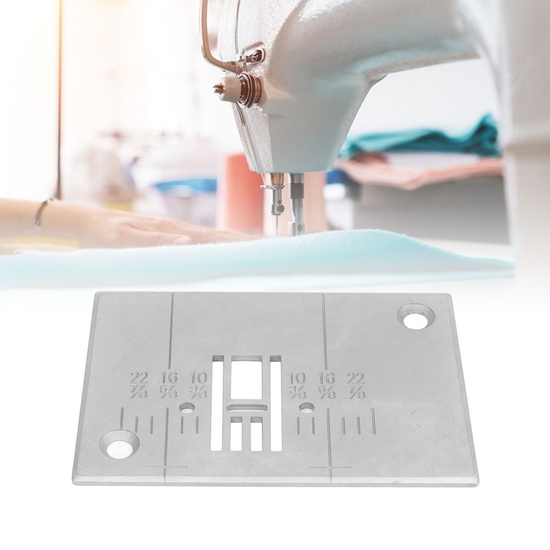 Straight Stitch Needle Plate Professional Replacement Steel Fine Machined Needle