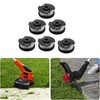 6pcs 0.065" 17ft Replacement Trimmer Spool Compatible with Hyper Tough,Weed