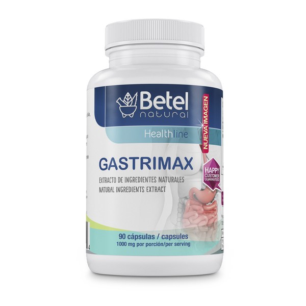 Premium Gastrimax Capsules by Betel Natural - Natural Gastric Support - 90 Caps