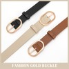 XZQTIVE 3 Pack Plus Size Women's Leather Belts for Jeans