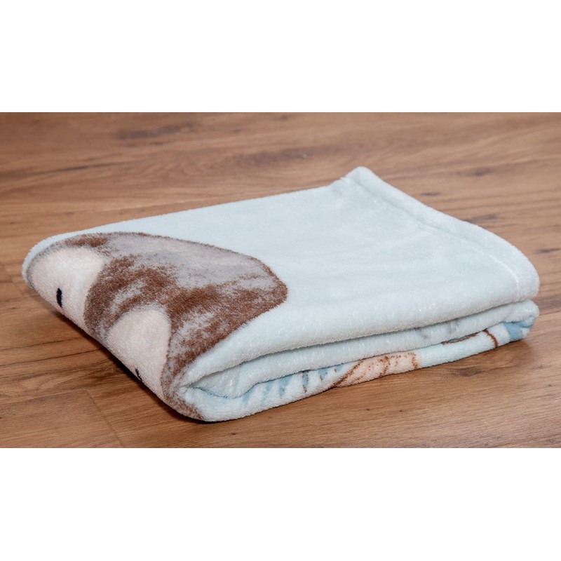 Herding Penguin Microfibre Fleece Blanket, 75 x 100 cm, 100%
