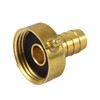 Agora-Tec Brass Hose Nozzle Hose Fitting 1 Inch Female to