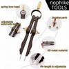 1.75 Inch Leather Compass Adjustable Lockable，Leather Crafts Tools，Professional Compass for