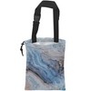 KXWQTRDD Car Garbage Bag Abstract Blue and Gold Marble Hanging