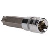 T80 x 100mm 1/2" Drive Torx Star Socket Male Long