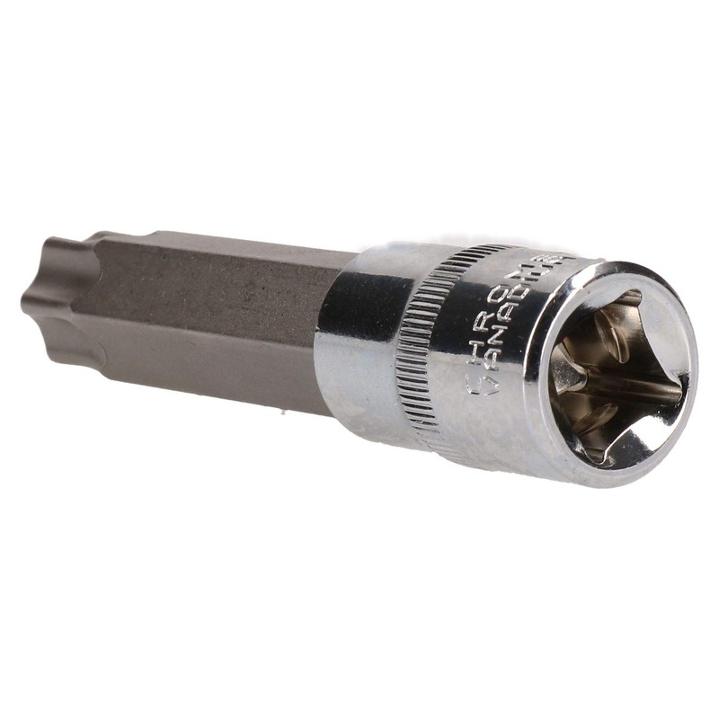T80 x 100mm 1/2" Drive Torx Star Socket Male Long
