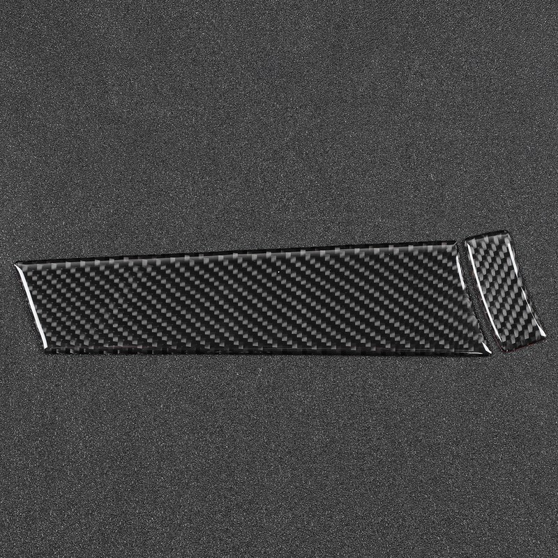 2pcs Carbon Fiber Driver Dashboard Panel Trim Cover Fit for