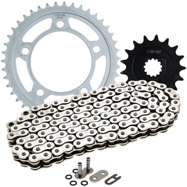 NICHE Drive Sprocket Chain Combo for Honda NC750X Front 17 Rear 43 Tooth 520 O-Ring 120 Links