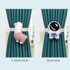 CULASIGN Pack of 2 tiebacks for curtains, children's room curtain