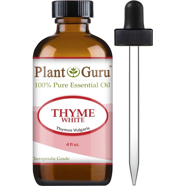 Thyme (White) Essential Oil 4 oz 100% Pure Undiluted Therapeutic Grade.