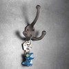 Ambipolar 5-Pack TriLeg Coat Hooks. Wall Mounted, Heavy Duty Decorative