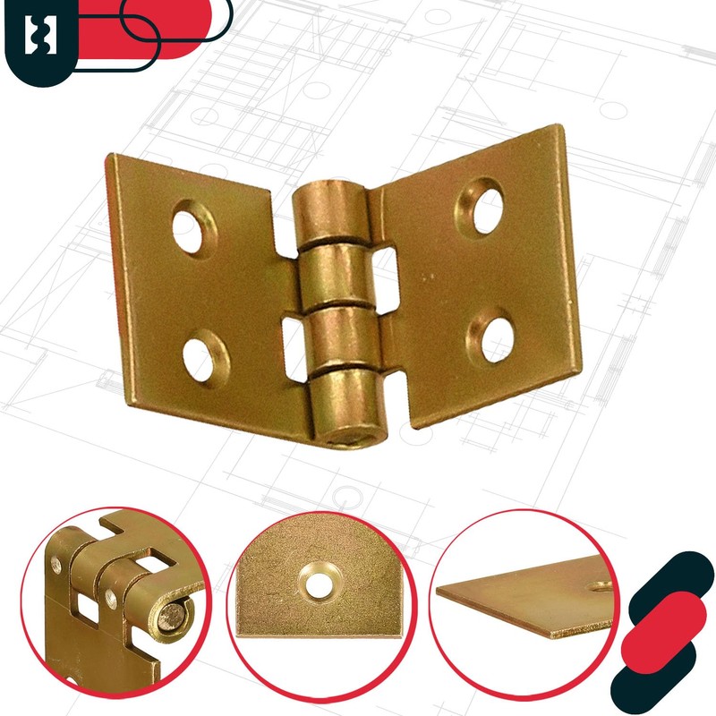 KOTARBAU Box Hinge Pack of 10 Rolled Table Hinges Furniture