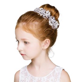 AVILMORE Hair Ornament, Headband, For Recitals, Headwear, Flower Petals, Pearls, Weddings, School Entrance Ceremonies