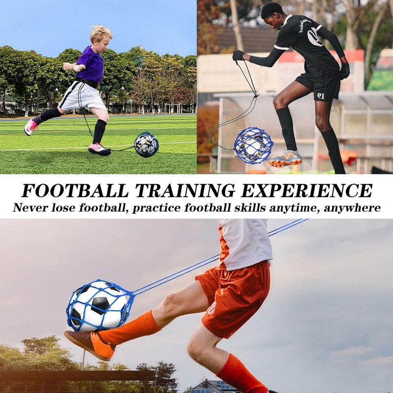 WYRGQIQN Football Kick Trainer – Kids Soccer Net for Skill-Boosting