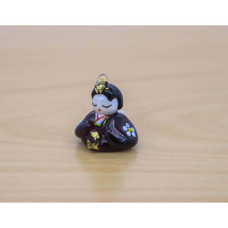 Glass Square, Adorable Glass Hinamatsuri Dolls (Imperial), Small