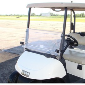 GCA EZGO RXV CLEAR Folding Windshield (Years 2008-2023)