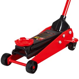 BIG RED T82751-1 Torin Hydraulic Floor Jack Pro Series with Single Quick Lift Piston Pump, 2.75 Ton (5,500 lbs.) Capacity, Red