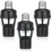 Hortsun 3 Pcs Motion Sensor Light Socket Smart Screw in
