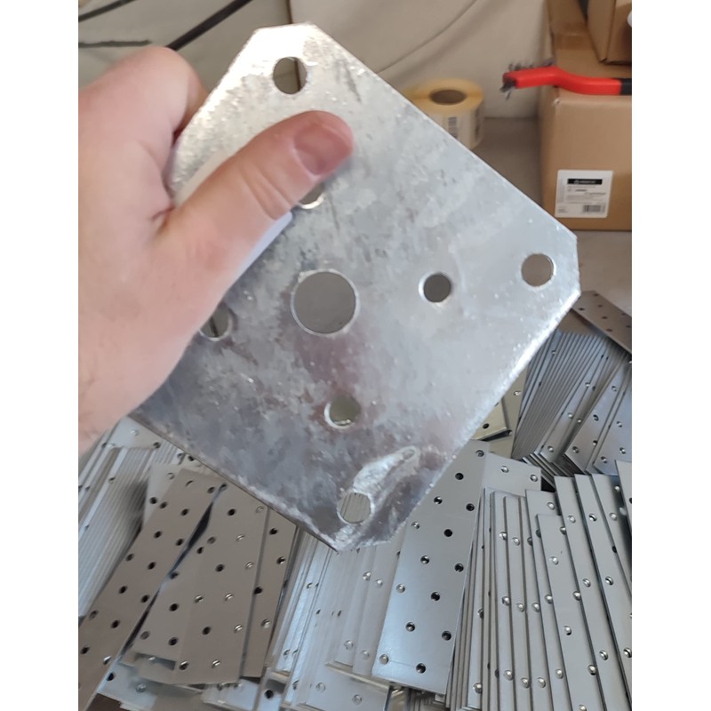 Round Fence Post Bolt Down Circular Bracket Heavy Duty Hot-Dip