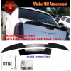 SDeelCase 2 Pc Blackout Gurney Flap Decklid Wickerbill Fit 11-Up