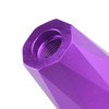 EZAUTO WRAP Universal Purple Diamond Shifter Chrome Aluminum Automatic Shift