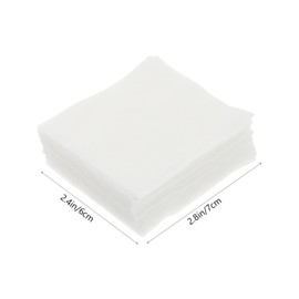 Vaguelly 40-Pack Travel Makeup Remover Pads Soft Cotton Facial Cleansing Wipes for Women Gentle Cosmetics Remover Tools for Skin Types