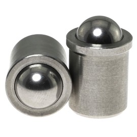 E-outstanding Spring Plunger 2PCS 10mm Dia 304 Stainless Steel Ball Catch Latch Catcher for Door Cabinet Closet Drawer Ball Plunger
