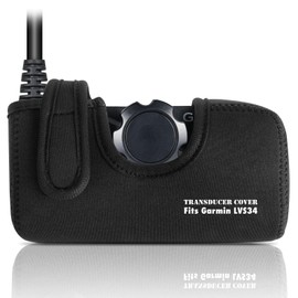 Transducer Cover Compatible with Garmin Livescope Plus LVS34, Travel & Ice Fishing Protective Case for Live Scope Bundle - Prevents Scratches & Impact Damage