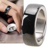 Smart Ring Multifunction Sleep Temperature Monitoring Pedometer 23mah Health Tracker