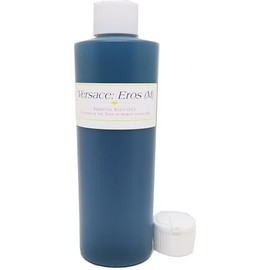 TCEShop Eros: Virsachi - Type For Men Scented Body Oil Fragrance [Flip Cap - Blue - 8 oz.] - ID#31971
