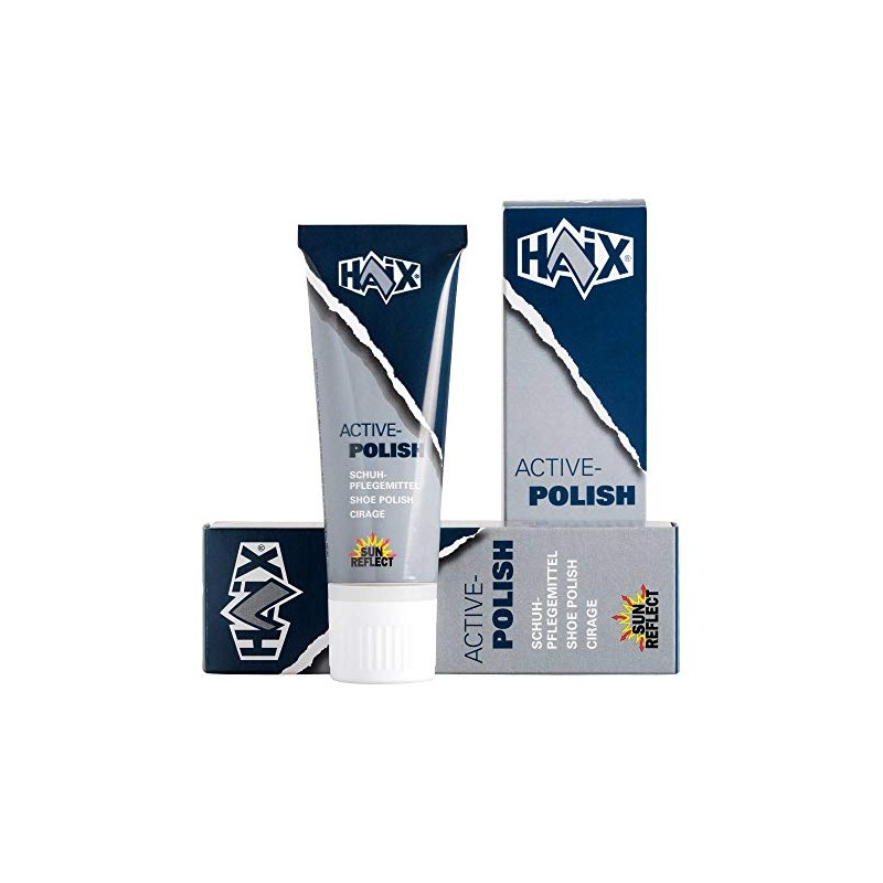 HAIX Schuhpflegemittel, 75ml schwarz: Spezial-Schuhcreme die für perfekte Pflege Deiner