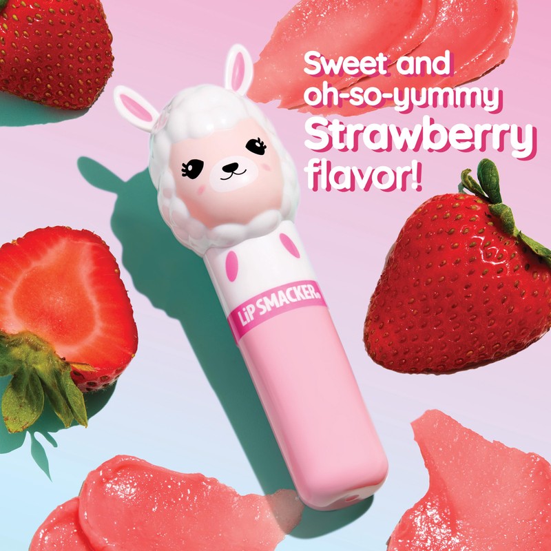 Lip Smacker Lippy Pals Llama, Flavored Moisturizing & Smoothing Soft