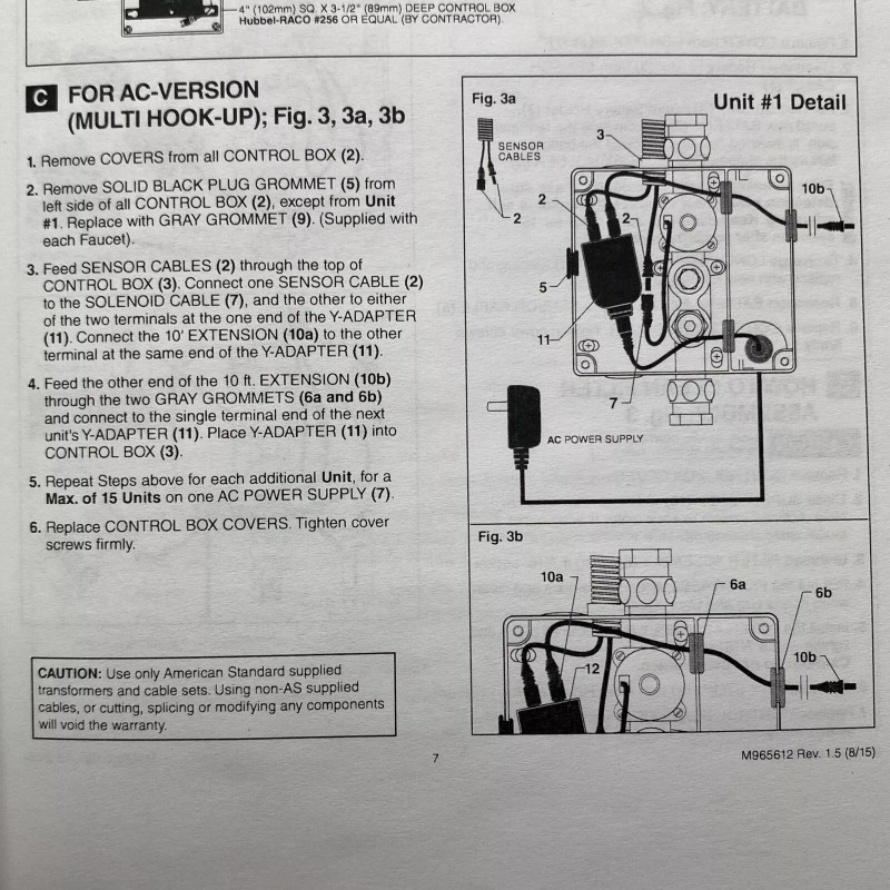 American Standard NEW AMERICAN STANDARD 2064.172.295 SERIN EXTENSION POWER PROXIMITY