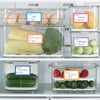 2 Rolls Food Date Labels, 500 Per Roll Removable Freezer
