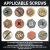 DTRUCTIEW 33PCS Titanium Damaged Screw Extractor Set, HSS 4341 Screw