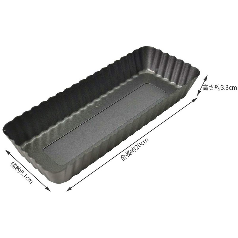 Kai Corporation DL6140 Tart Type Kai House Select Rectangular Bottom