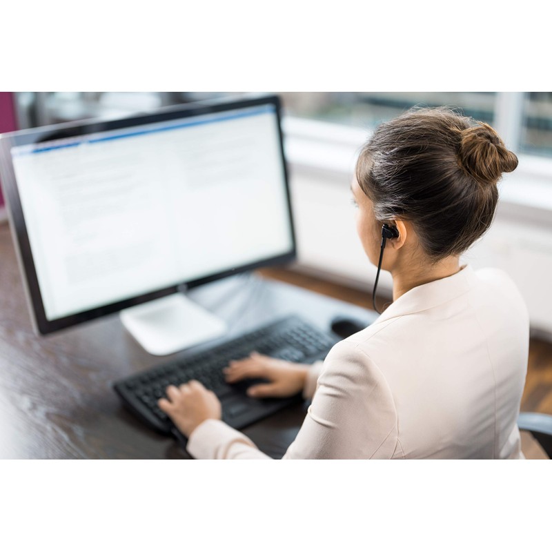 Olympus E103 Stereo Transcription Headset , black