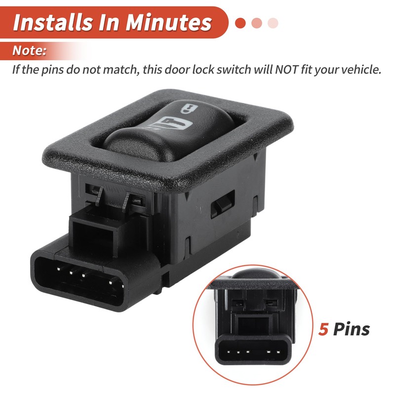 SWITCHRISE No.15077858 Power Door Lock Switch for Chevy Silverado 1500