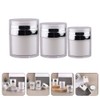 LALAFINA 3pcs Press Cream Jar Travel Sun Protection Pp Funnel