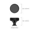 Coinkoly 10 Pack 1-1/5"(30mm) Matte Black Knurled Cabinet Knobs for