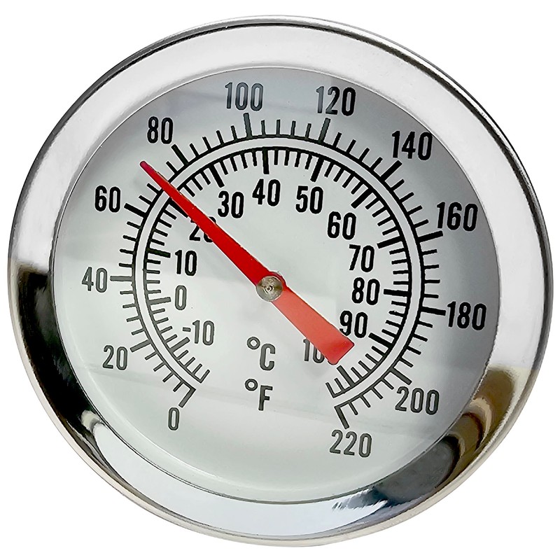 Home Brew Ohio Brewcraft Dial Thermometer Kettle Pot, Stainless Steel,