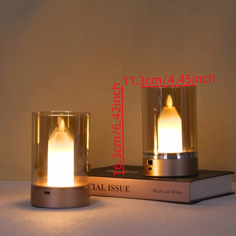 Magic Crystal Motion Sensor LED Candle Lamp - Hand Control