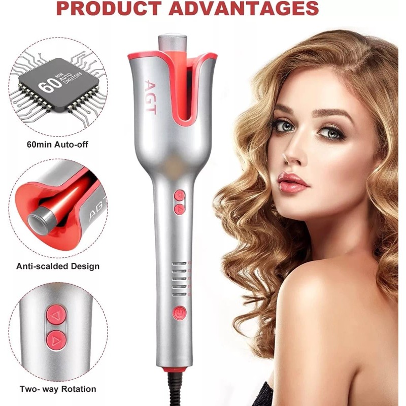 Agt Rizador De Pelo Automatico Agt Ci-047