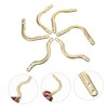GRIRIW 6pcs Billiards Net Bracket Durable Pool Table Pocket Fixing