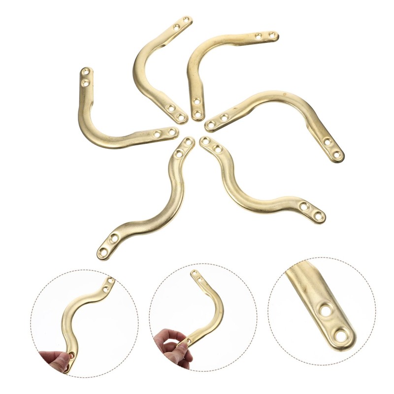 GRIRIW 6pcs Billiards Net Bracket Durable Pool Table Pocket Fixing