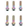 6pcs Bike Stem Bolts Ti Alloy M5x18mm Bicycle Stem Bolts